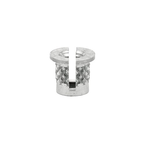 E-Z Press™ Threaded Insert for Plastic - Reverse Slot - Stainless - 4-40