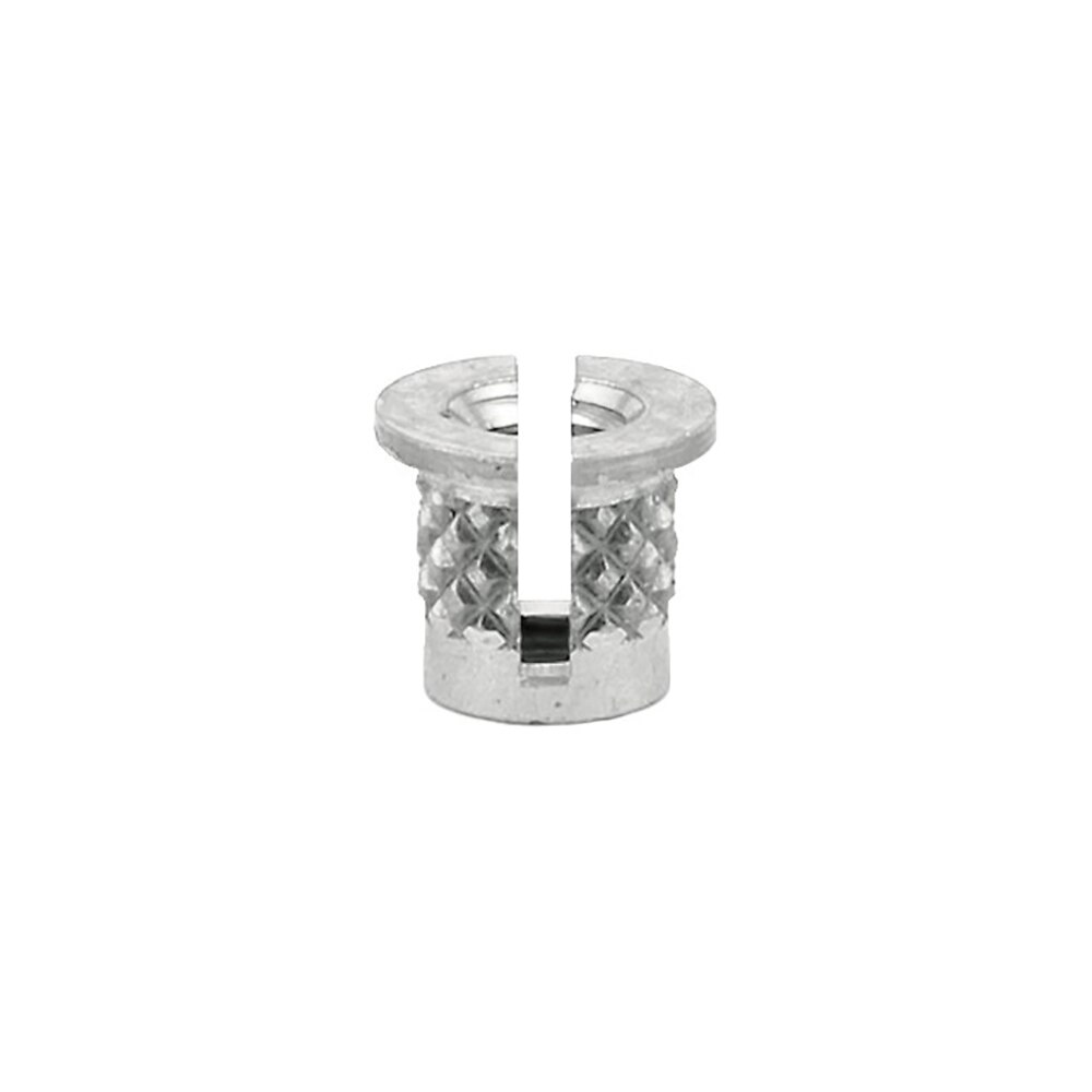 E-Z Press™ Threaded Insert for Plastic - Reverse Slot - Stainless