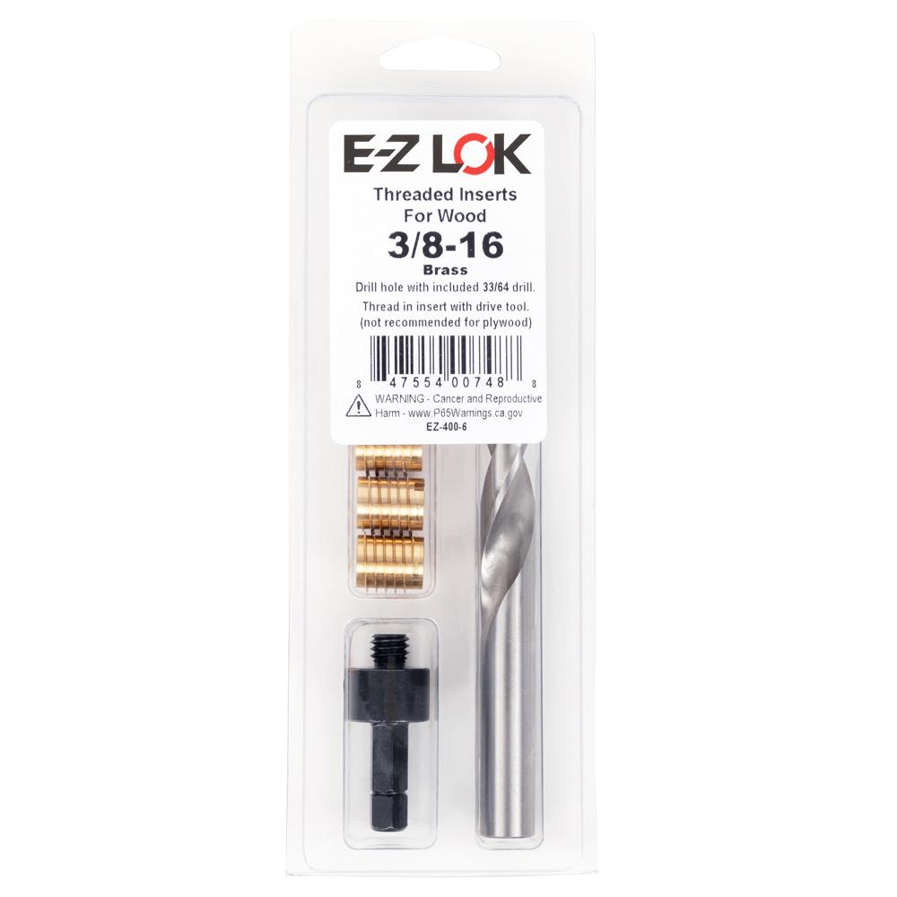 5/16-24 Brass Threaded Insert Kit | Shop E-Z Knife Thread Insert