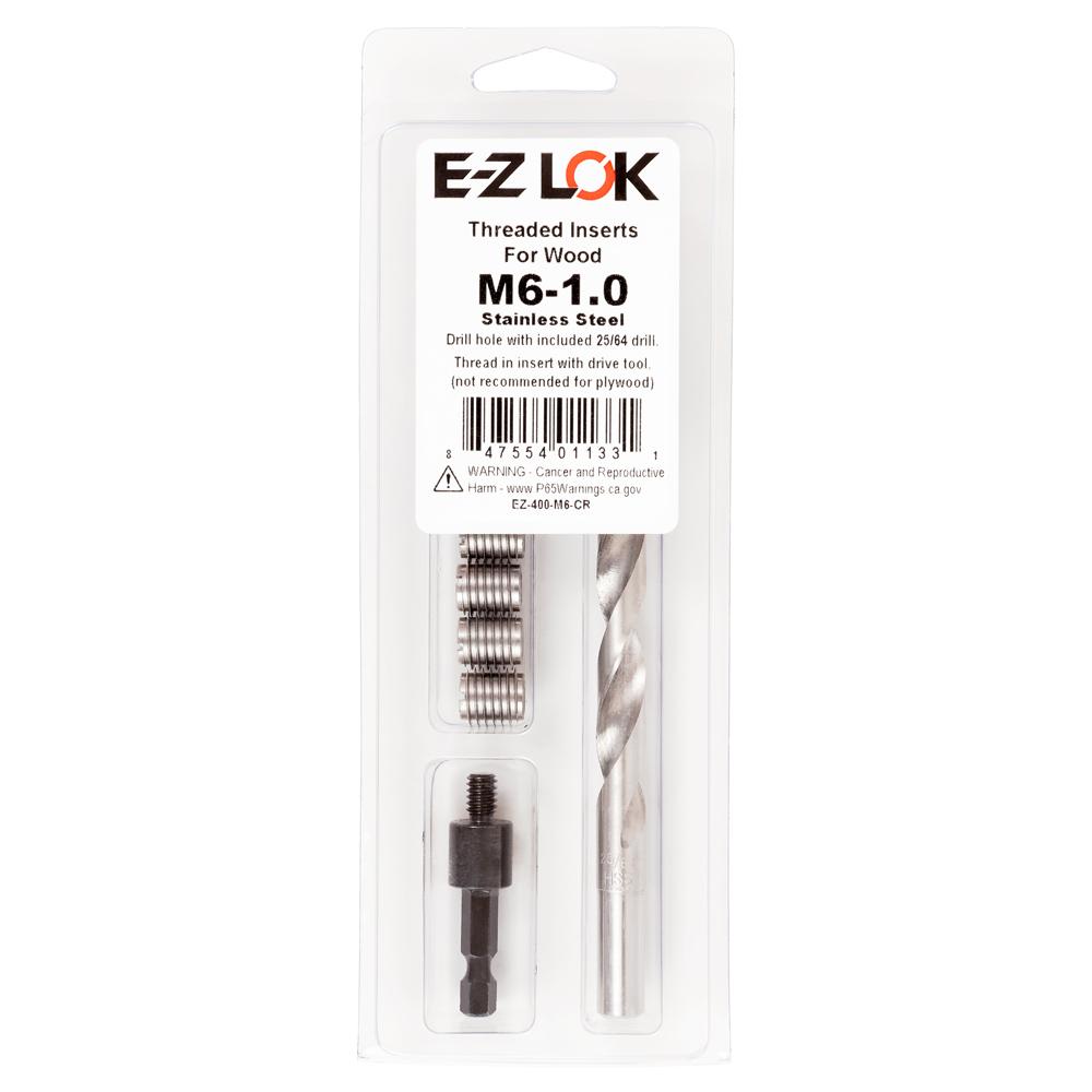 HOW M6バット E-Z Knife™ Threaded Insert Installation Kit for Hard Wood