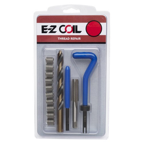 E-Z LOK Thread Repair Kit Includes: 3/8-16 Heavy Duty Inserts, Tap & Drill