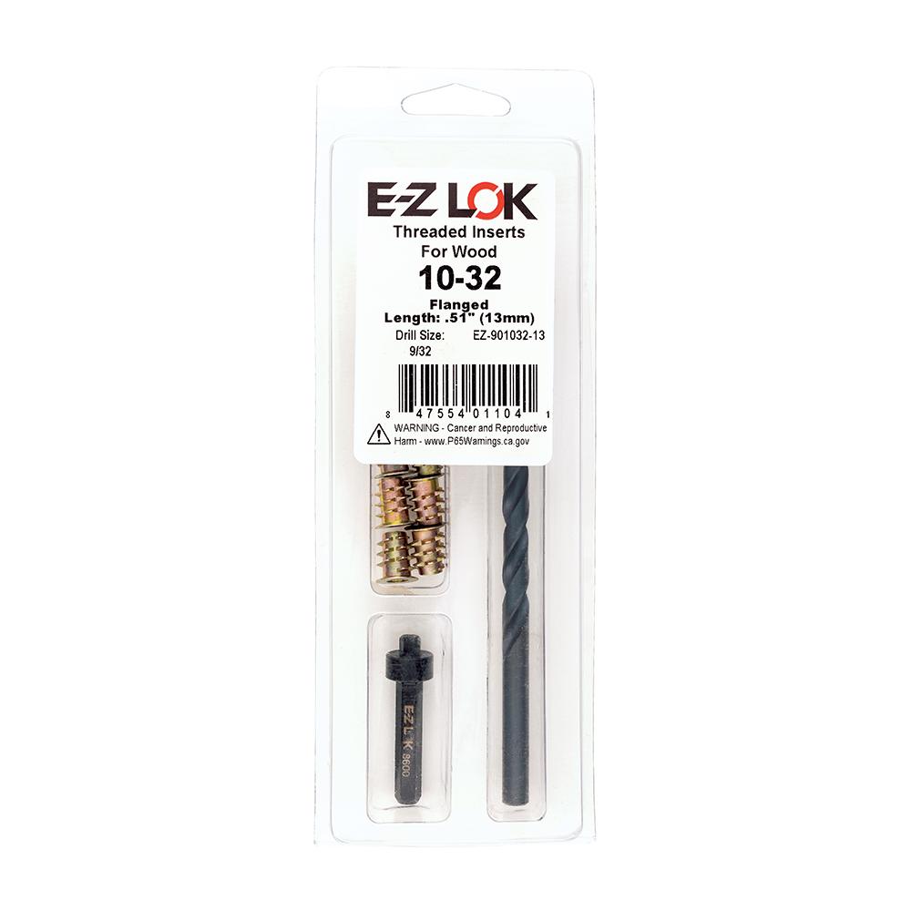Stash ステンシル E-Z Hex™ Threaded Insert Installation Kit for Soft Wood - Flanged